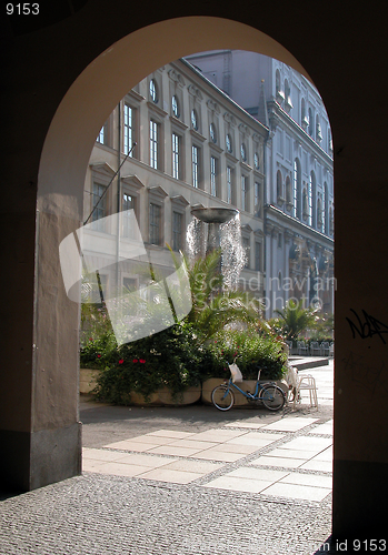 Image of Interesting architectural angles in a traditional square in Munich