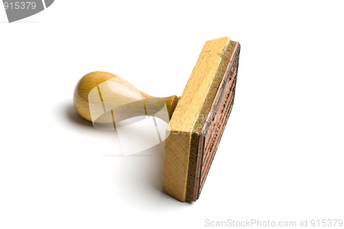 Image of rubber stamp isolated on white