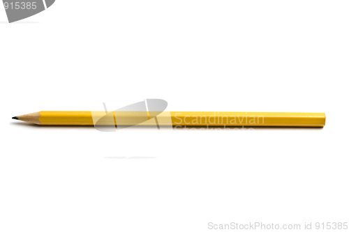 Image of Wooden pencil isolated on white 