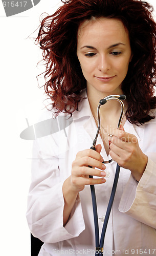 Image of Doctor with stethoscope 