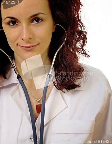 Image of Doctor with stethoscope 