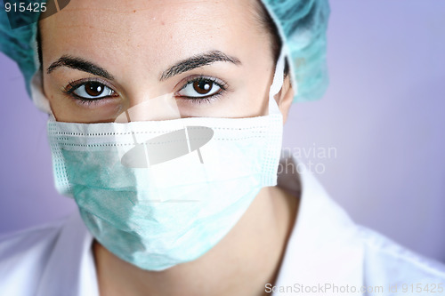 Image of Portrait of a young doctor!