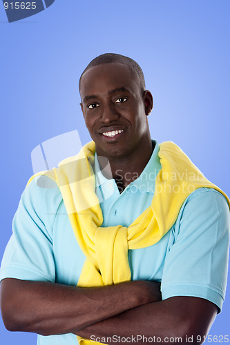 Image of Happy African American business man