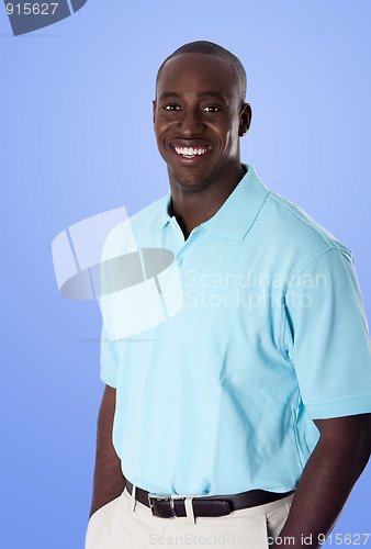 Image of Happy African American business man