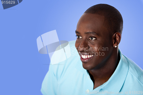 Image of Happy African American business man