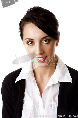 Image of Happy Corporate Business woman face