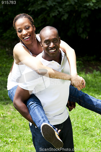 Image of Happy African couple 