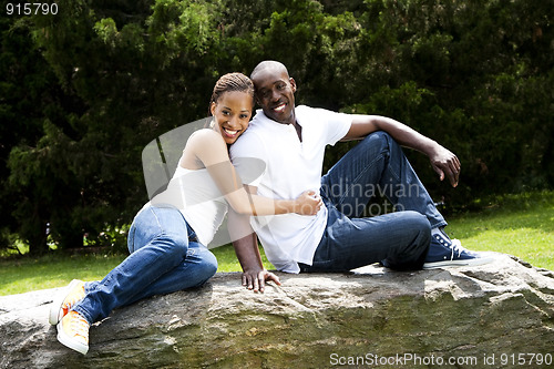 Image of Fun happy smiling couple in love