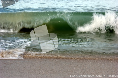 Image of low level view of wave