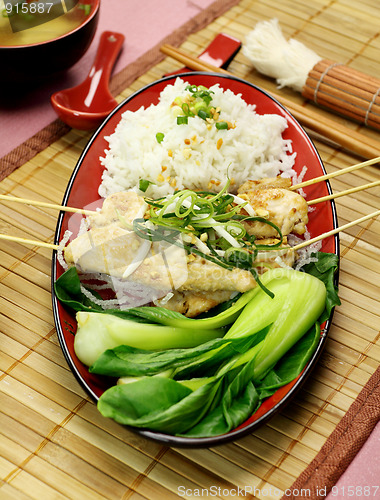 Image of Asian Chicken Skewers