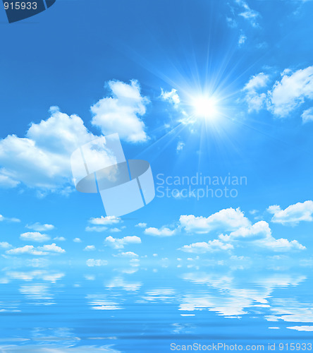 Image of blue sky