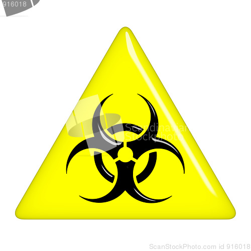 Image of 3D Biohazard Sign