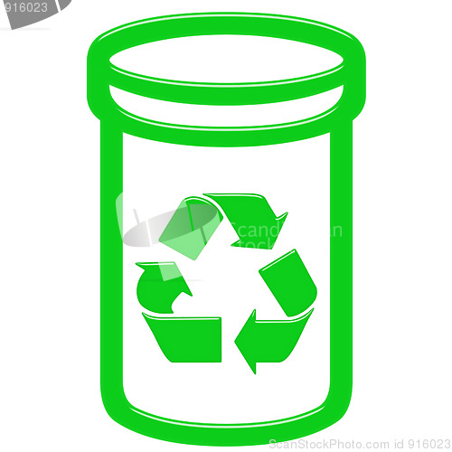 Image of 3D Recycle Bin