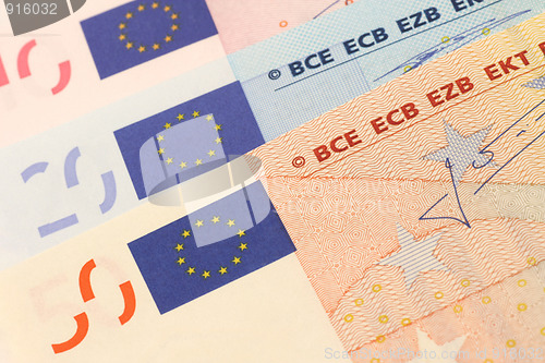 Image of Euro banknotes