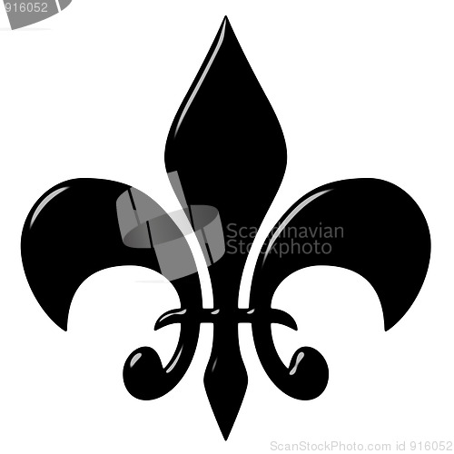 Image of 3D Fleur de Lis