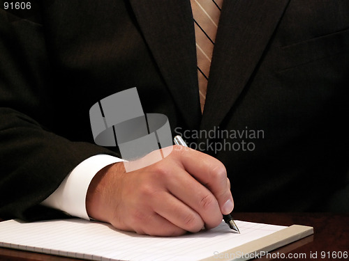 Image of taking notes