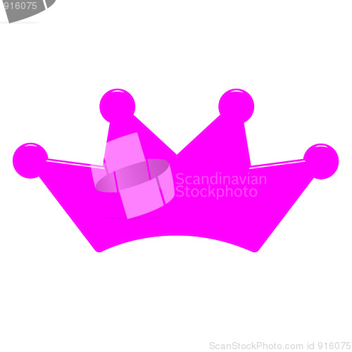 Image of 3D Pink Queen's Crown