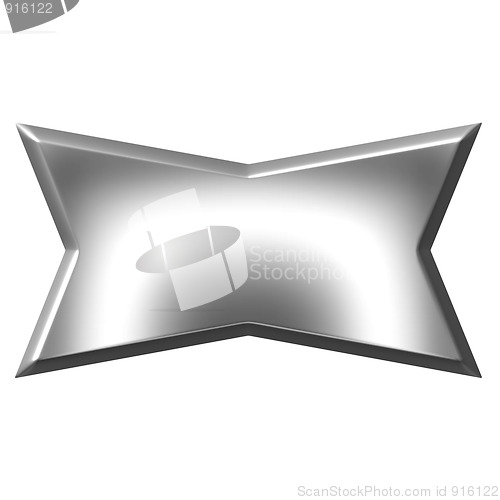 Image of 3D Silver Banner
