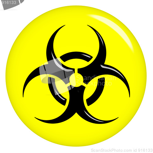 Image of 3D Biohazard Sign