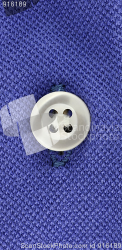 Image of Button on cloth