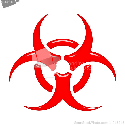 Image of 3D Biohazard Symbol