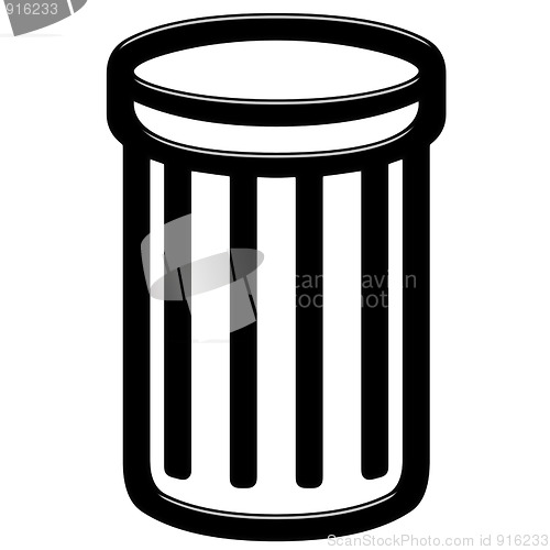 Image of 3D Trash Bin