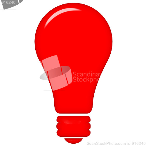 Image of 3D Red Light