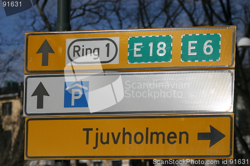 Image of Traffic sign