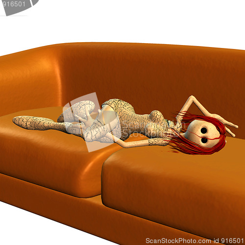 Image of sleeping doll