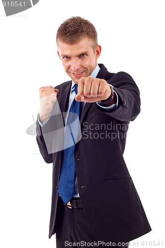 Image of man in a combat stance