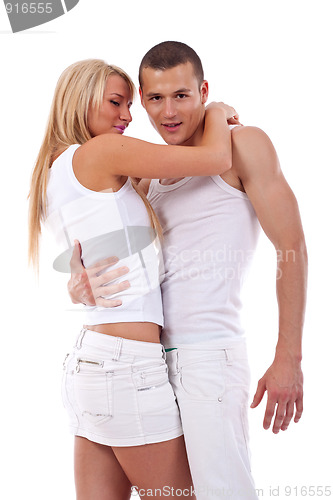 Image of Enamoured young couple