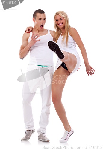 Image of couple having fun