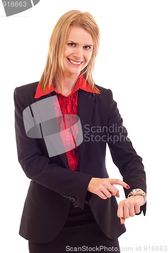 Image of angry business woman