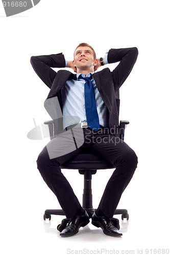 Image of dreaming businessman