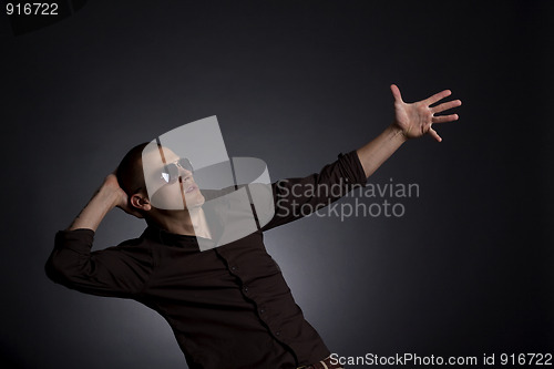 Image of young male model posing 