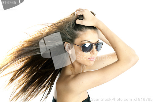 Image of woman with sunglasses