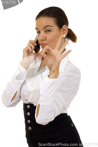 Image of Happy businesswoman