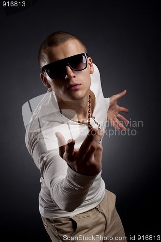 Image of man in sunglasses