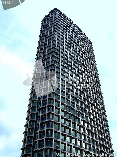 Image of Skyscraper with square windows