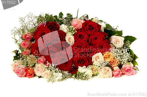 Image of Flowers heart shape
