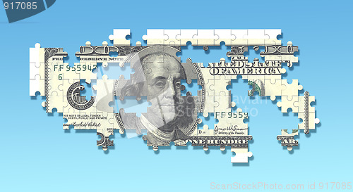 Image of 100 dollar puzzle