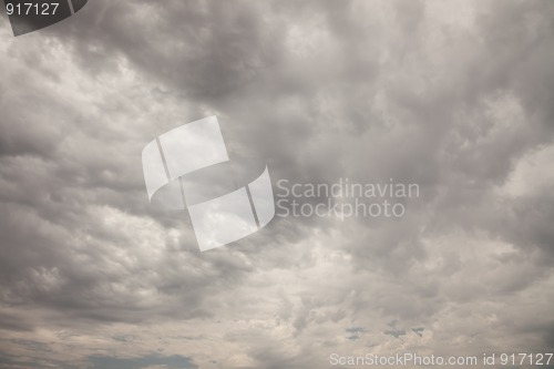 Image of Ominous Cloudy Sky Background