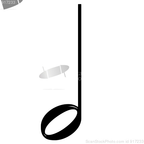 Image of 3D Half Note