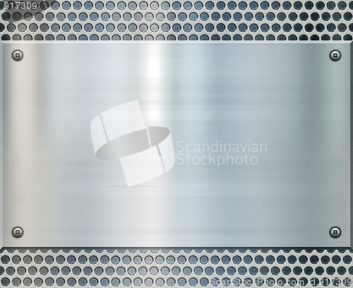 Image of shiny metal background texture