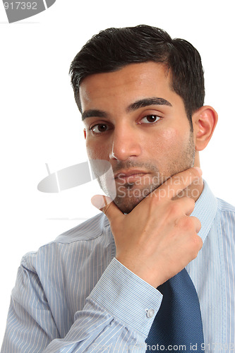 Image of Thinking businessman