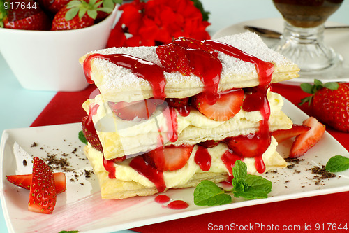 Image of Strawberry Mille Feuille