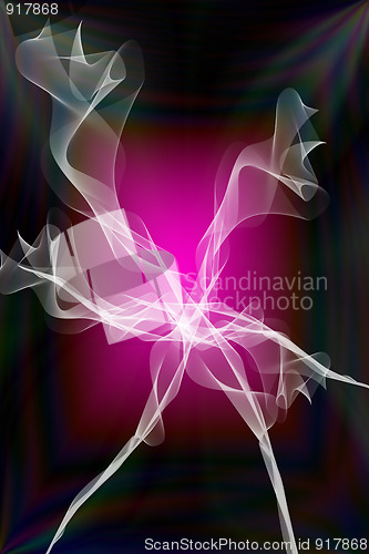 Image of Beautiful and modern abstract flowers background