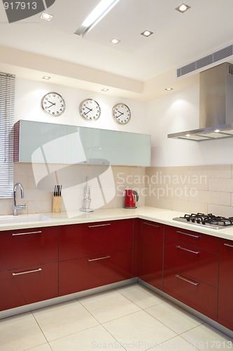 Image of New kitchen in a modern home