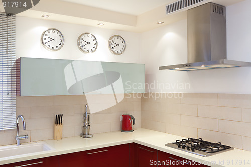 Image of New kitchen in a modern home