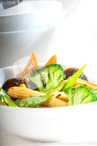 Image of tofu beancurd and vegetables